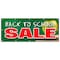 Signmission BACK TO SCHOOL SALE BANNER SIGN boys girls clothes sale discount B-120 Back To School Sale - alternate 1